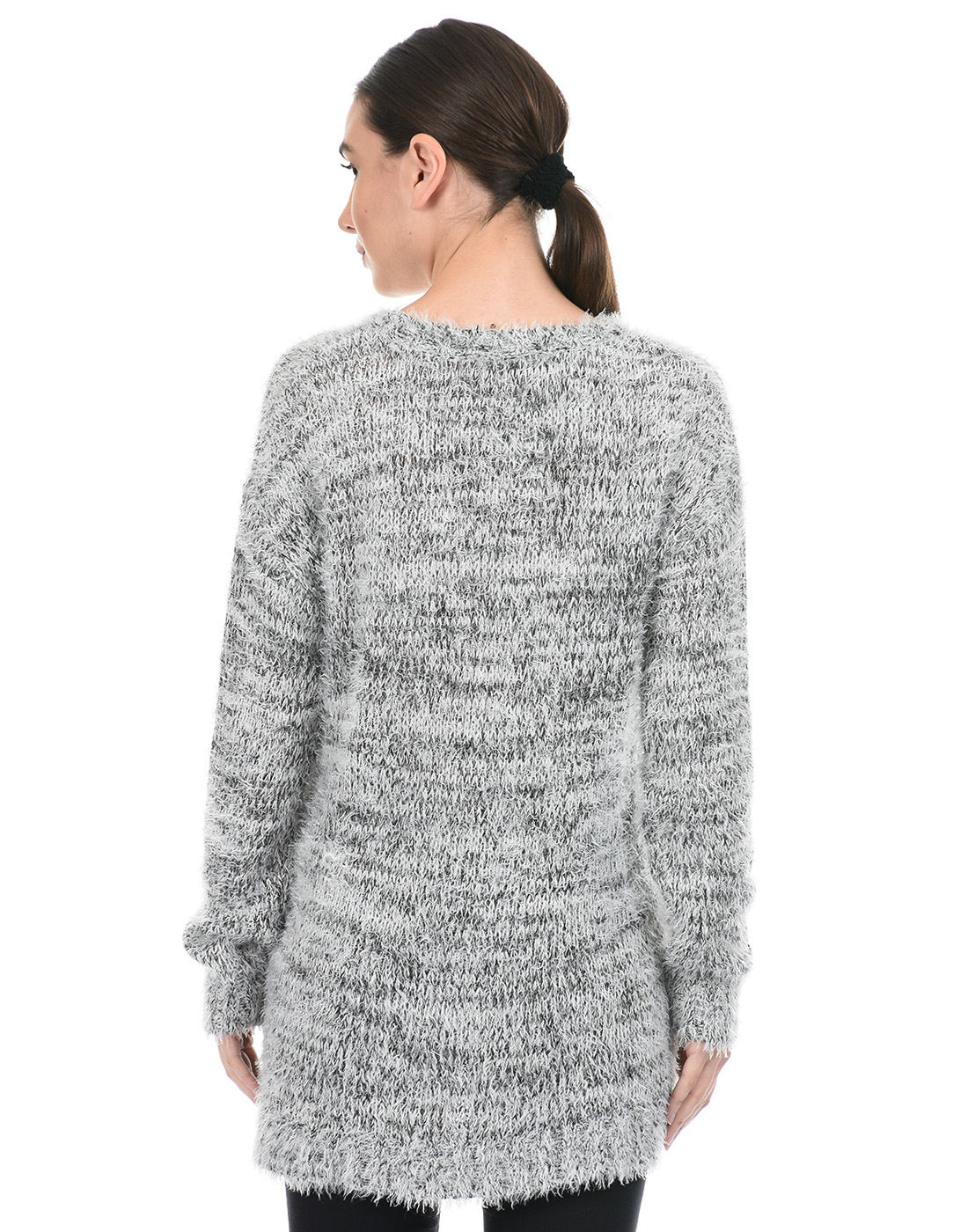 Species Women Grey Textured Sweater